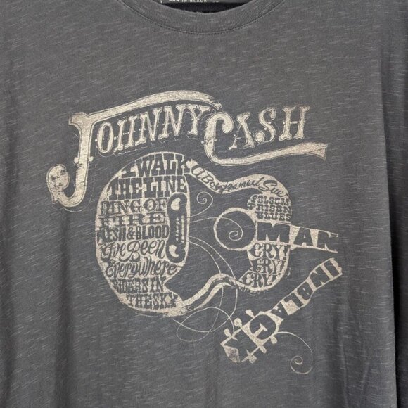 (2/$20) Johnny Cash Man in Black Graphic Tee - Picture 2 of 6